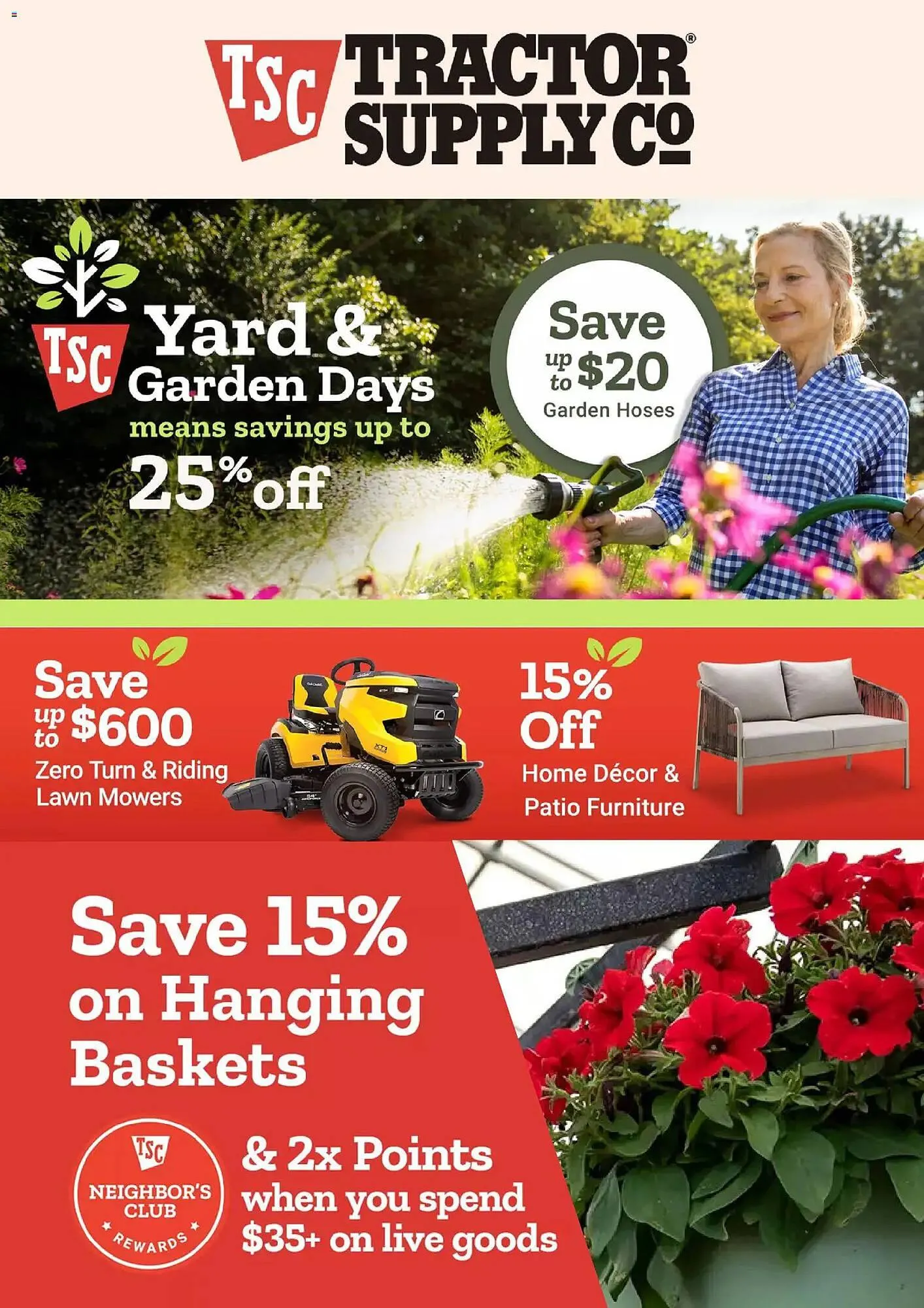 Weekly promotion Tractor Supply Company weekly ad spanning from May 5 to May 12 2026 - Page 1 for Catalogue 365
