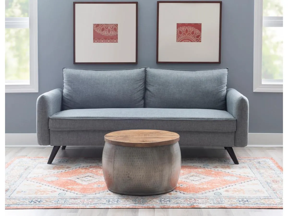 Linon Pruitt Small Storage Drum