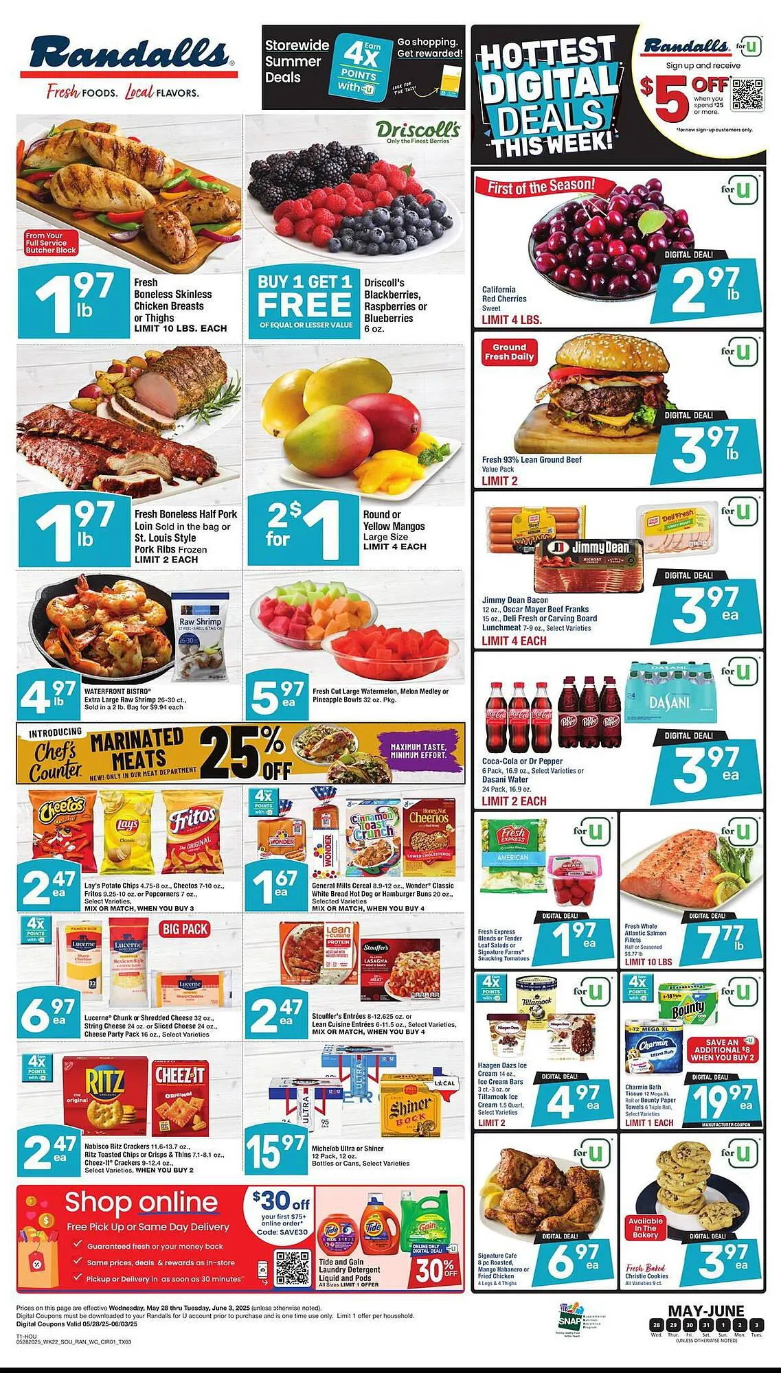 Weekly ad Randalls Weekly Ad from May 28 to June 3 2025 - Page 1