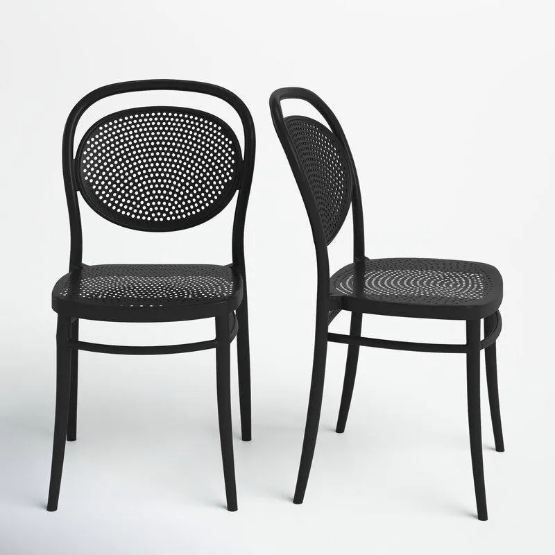 Farrah Outdoor Stacking Dining Side Chair