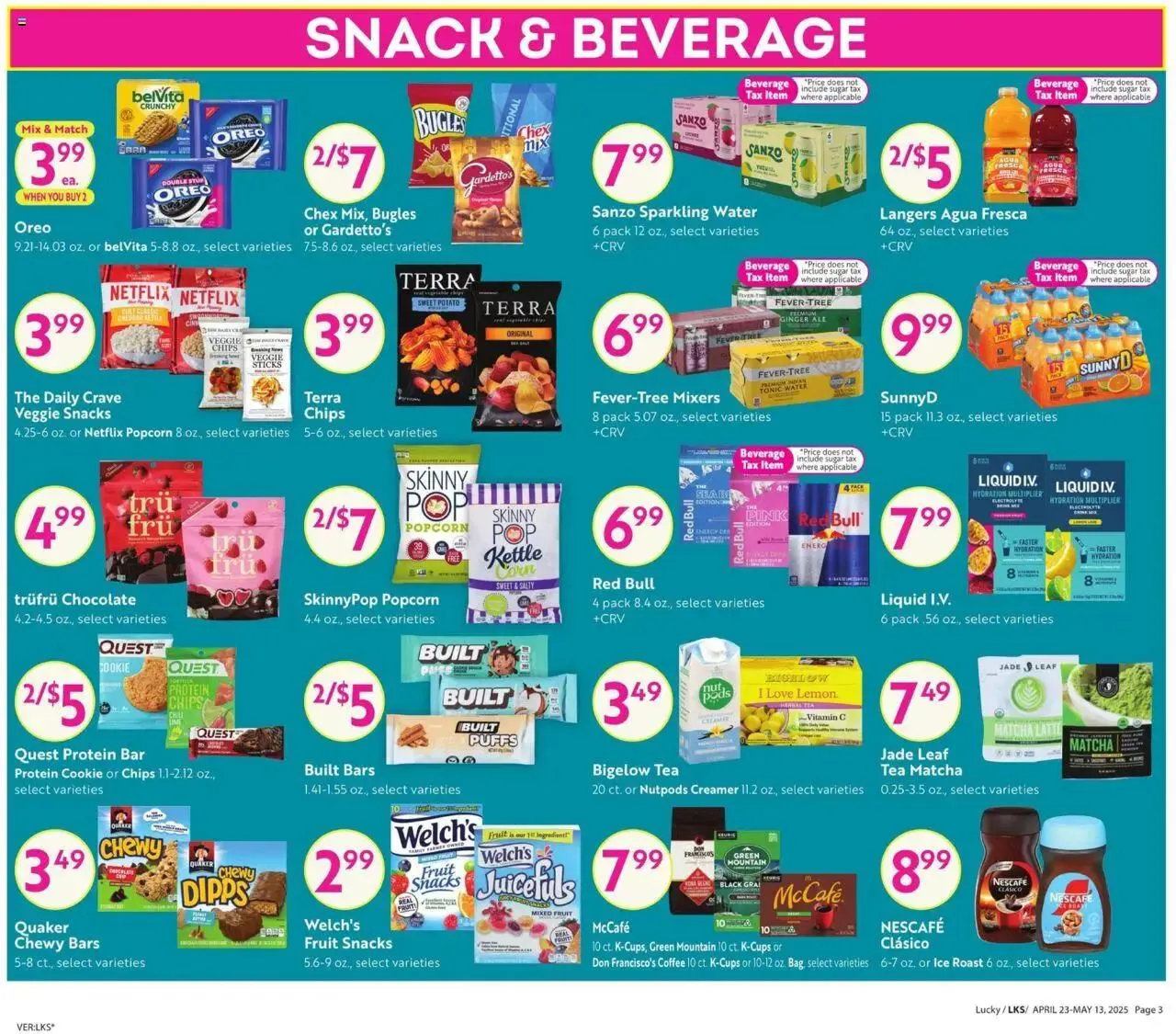Weekly ad Lucky Supermarkets Big Monthly Deals from April 23 to May 13 2025 - Page 3