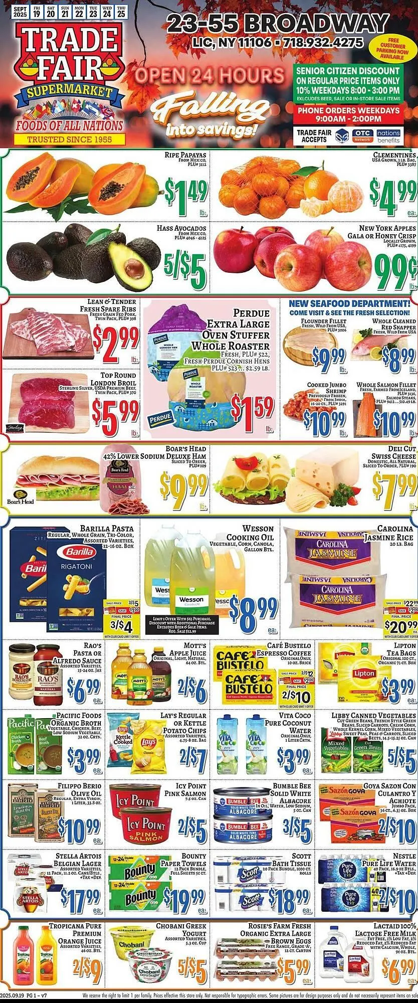 Weekly ad Trade Fair Supermarket weekly ad from September 19 to September 25 2025 - Page 1