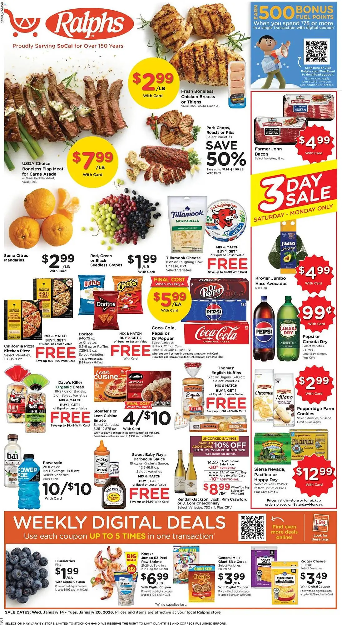 Weekly ad Ralphs weekly ad from January 14 to January 20 2026 - Page 1