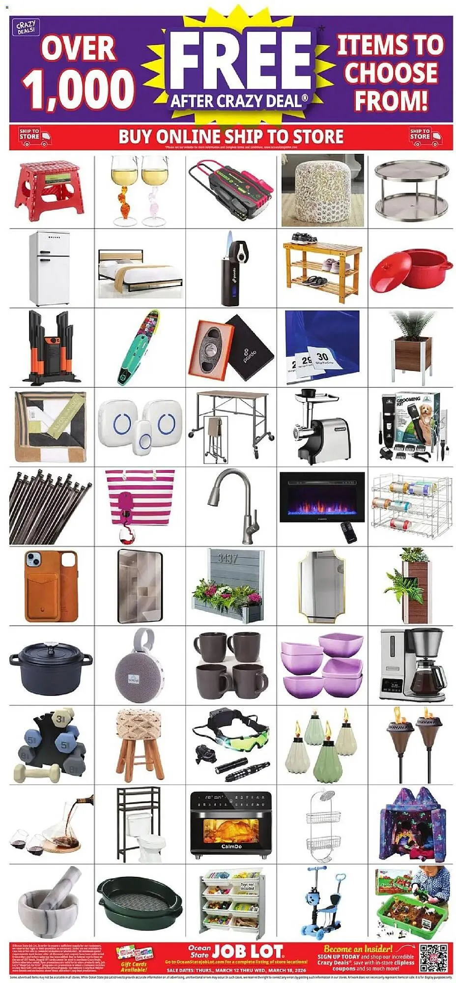 Weekly ad Ocean State Job Lot flyer from March 12 to March 18 2026 - Page 25