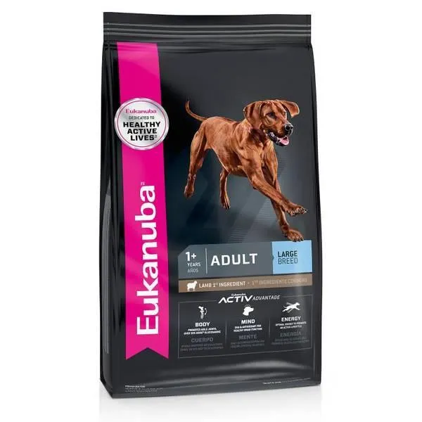 Adult Large Breed Lamb & Rice Formula Dog Food 30 lb, Real Lamb as Main Ingredient