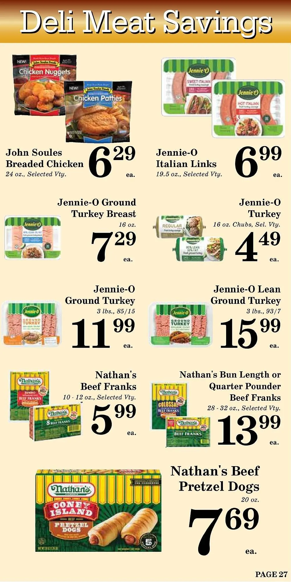 Weekly promotion Harvest Foods weekly ad spanning from September 3 to September 30 2025 - Page 28 for Catalogue 365