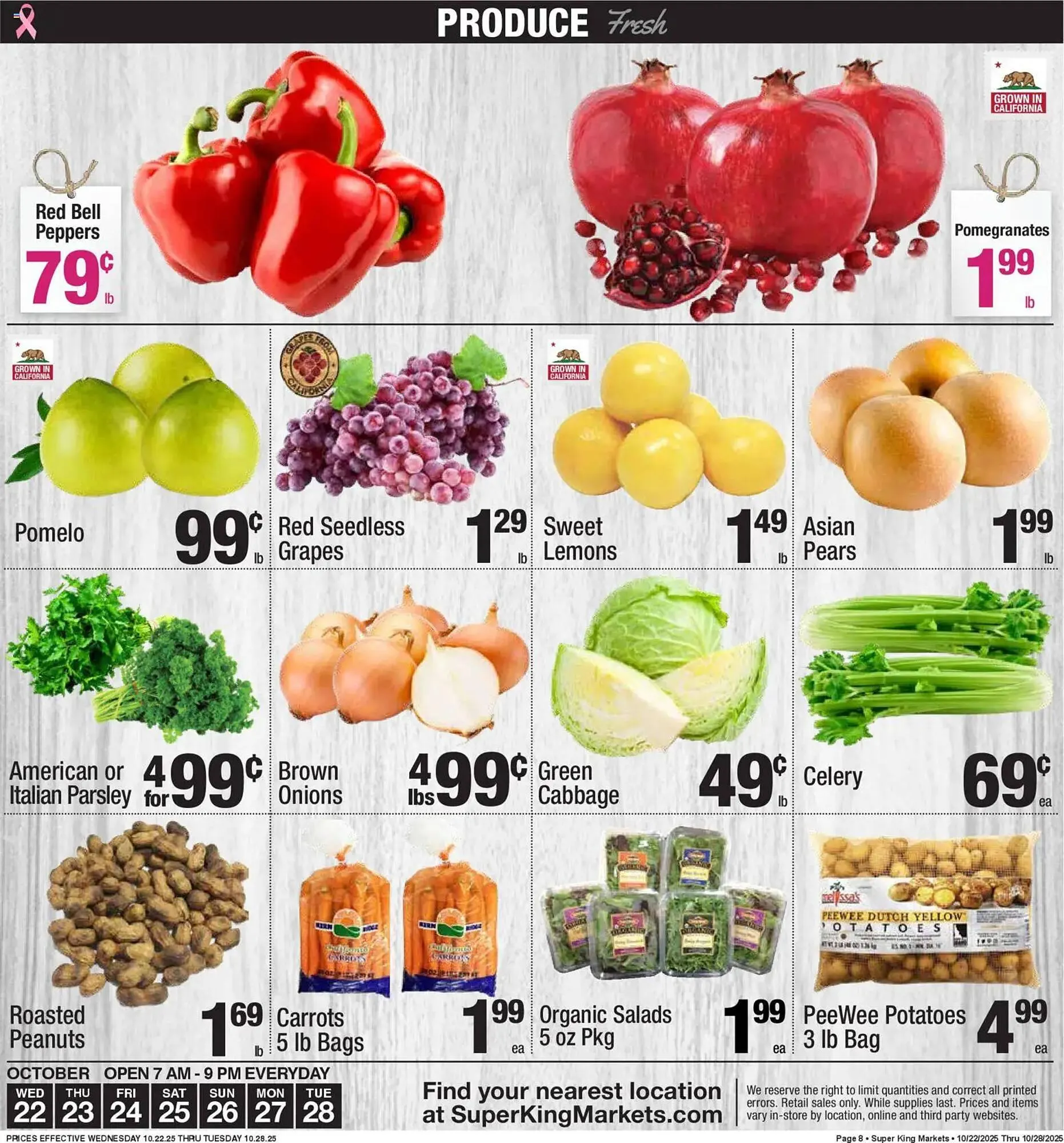 Weekly ad Super King Markets weekly ad from October 22 to October 28 2025 - Page 8