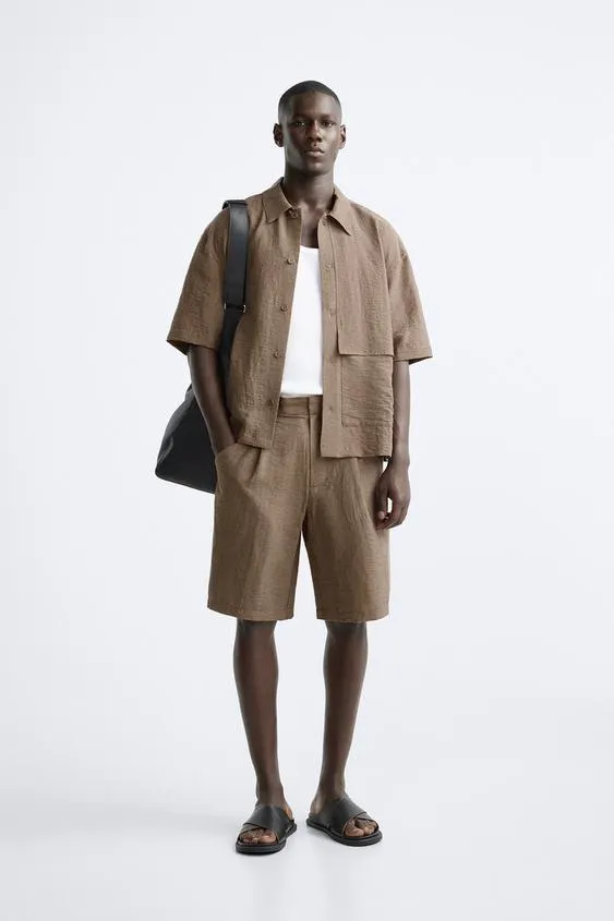 CAMISA EFECTO ARRUGADO