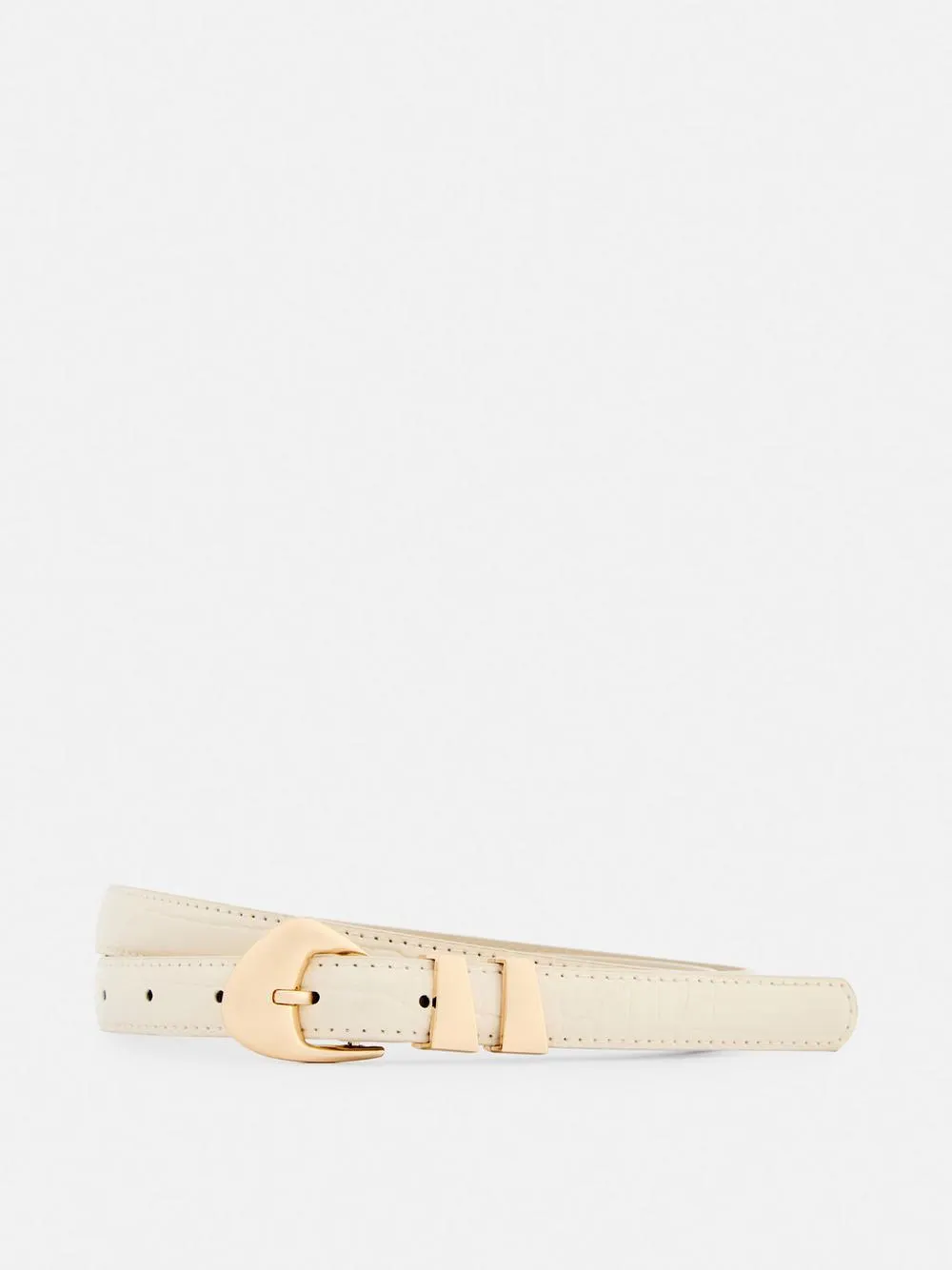 Schmaler asymmetrischer Schnallengürtel