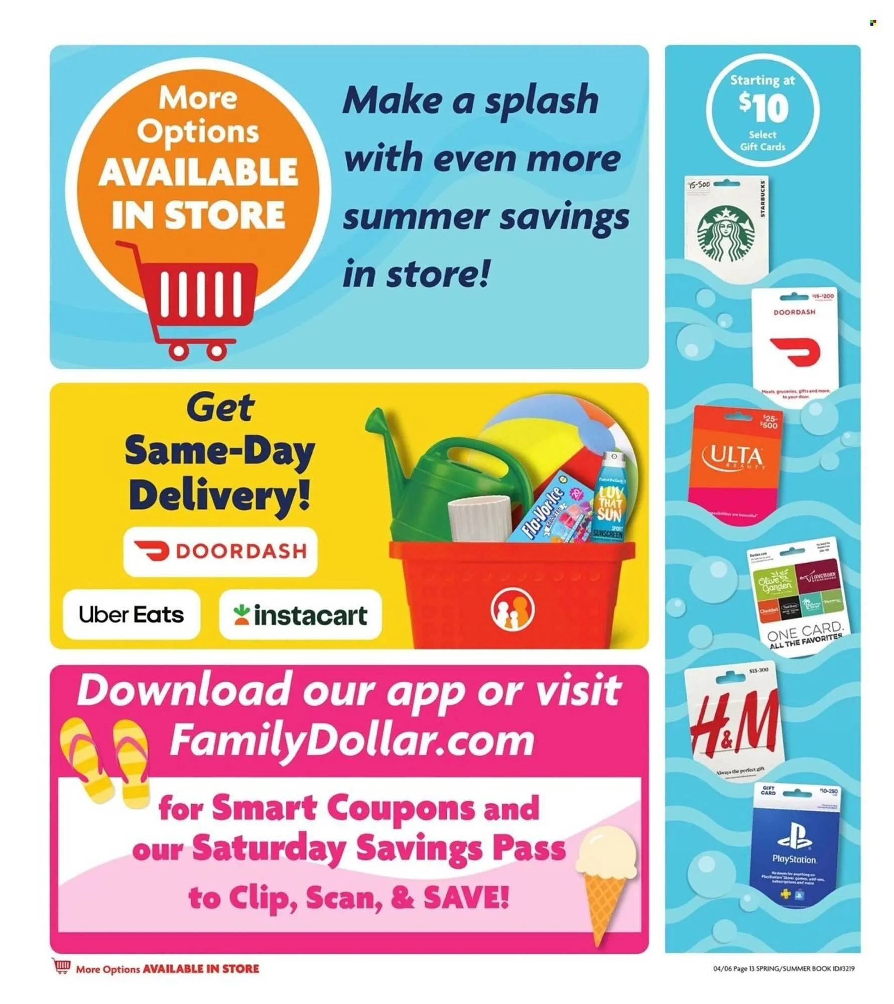 Weekly promotion Family Dollar weekly ad spanning from April 6 to July 6 2026 - Page 14 for Catalogue 365