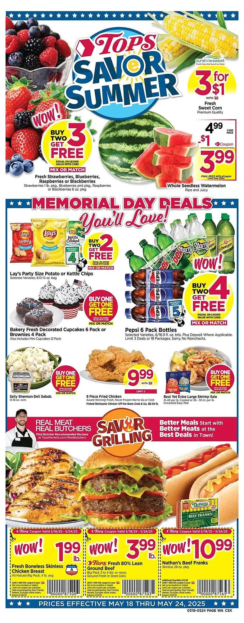 Weekly ad Tops Weekly Ad from May 18 to May 24 2025 - Page 1