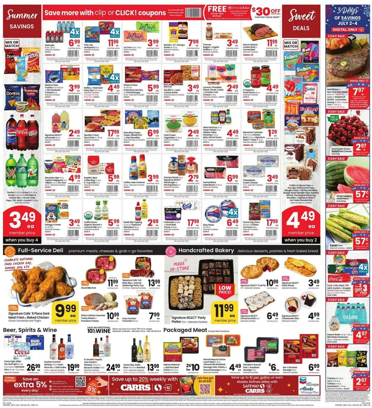 Weekly ad Carrs from July 2 to July 8 2025 - Page 3