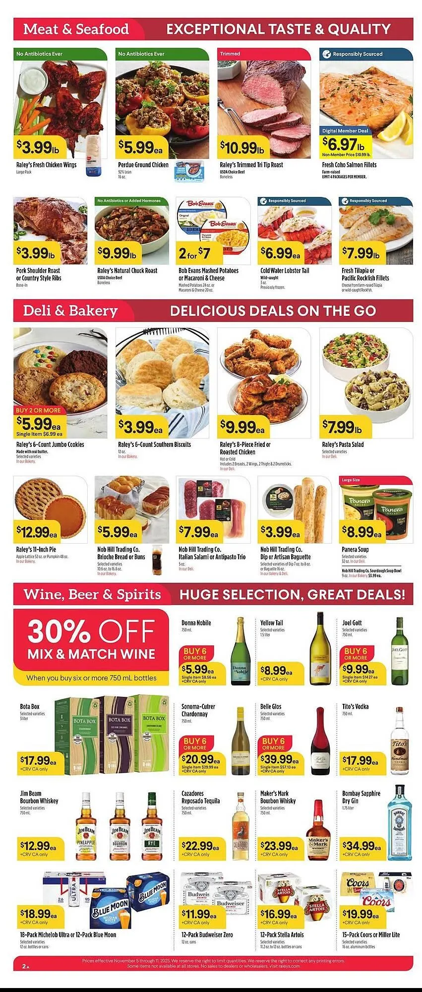 Weekly ad Nob Hill weekly ad from November 5 to November 11 2025 - Page 2