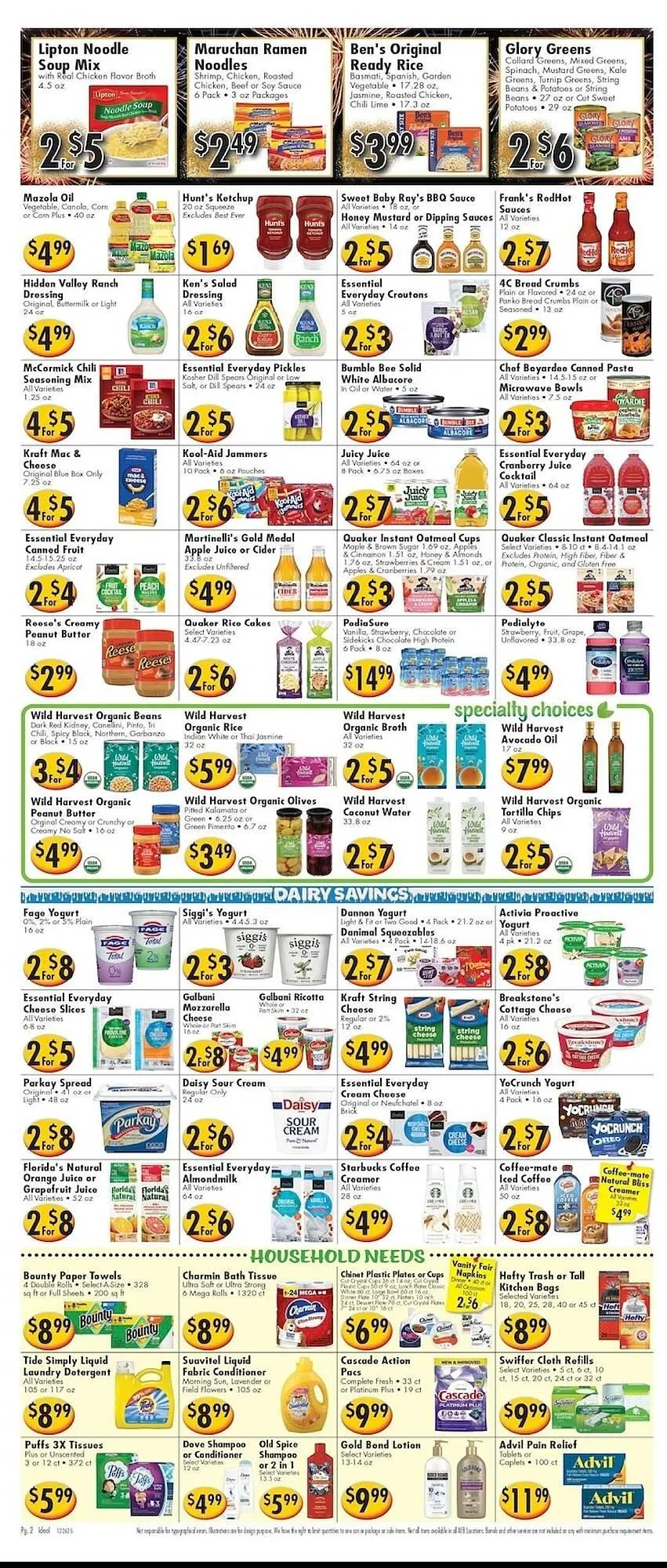 Weekly ad Ideal Food Basket circular from December 26 to January 1 2026 - Page 2