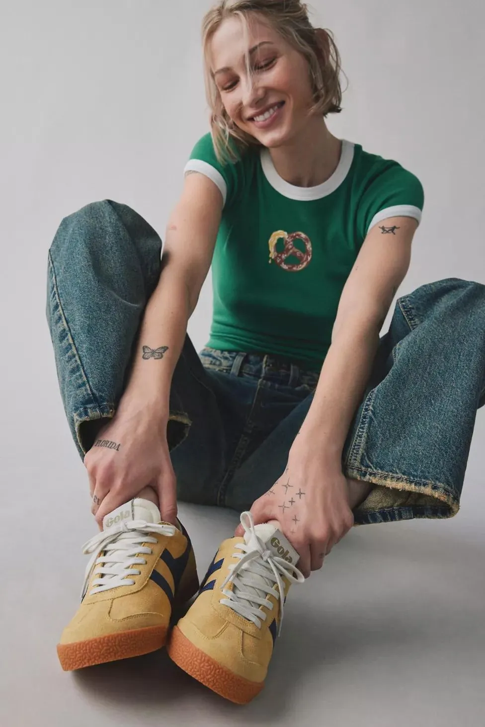 Gola Women's Elan Leather Sneaker