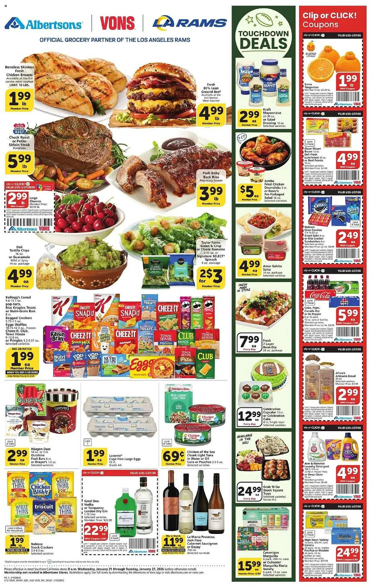 Weekly ad Vons weekly ad from January 21 to January 27 2026 - Page 1