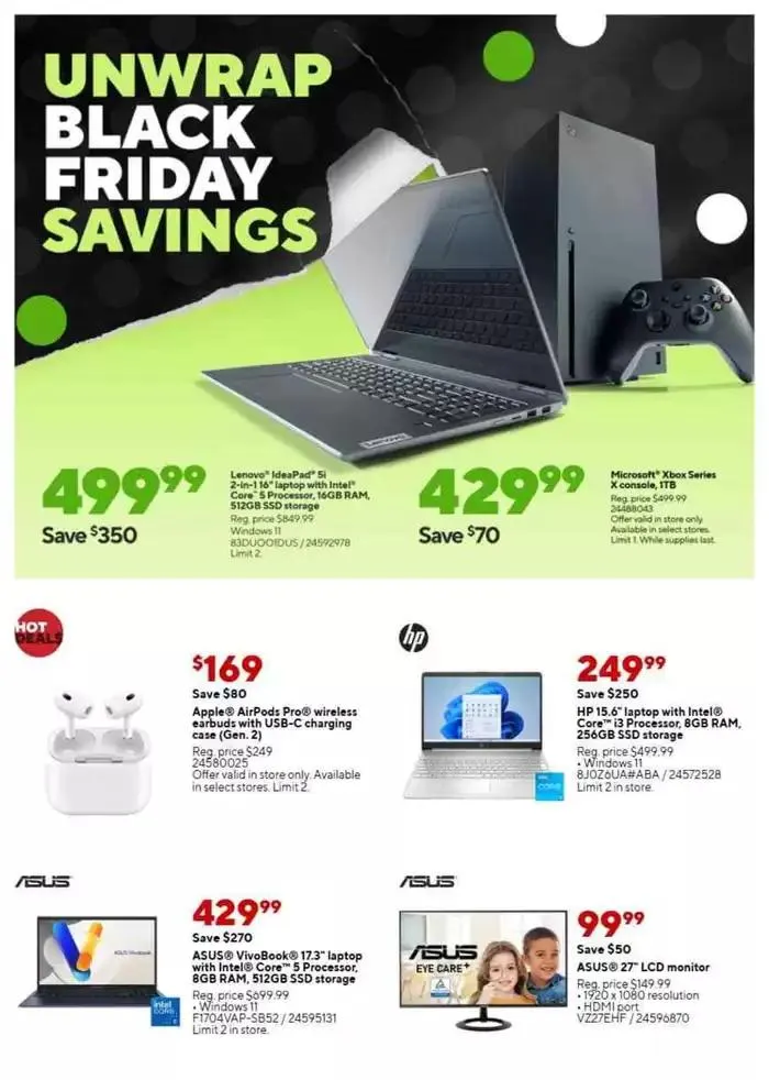 Weekly ad Staples flyer from November 17 to November 23 2024 - Page 7