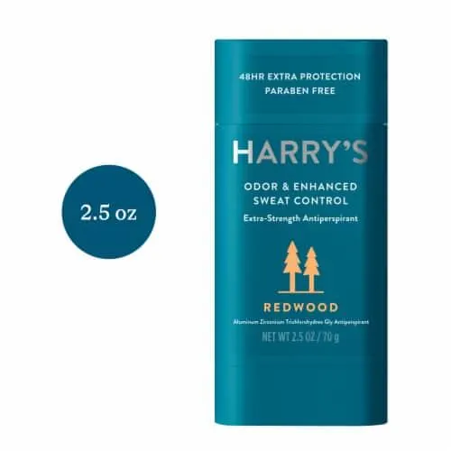 Harry's Men Antiperspirant Stick Redwood Extra-Strength Odor & Enhanced Sweat Control