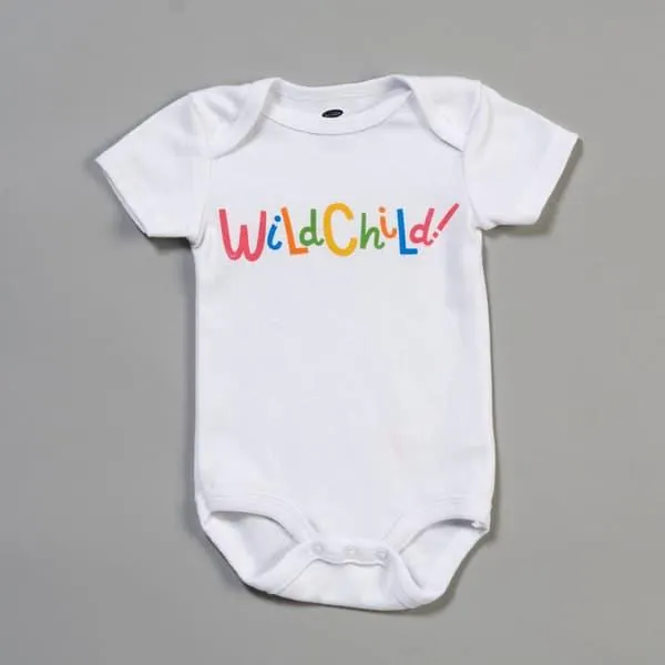 Baby Unisex (NB-9M) Wild Child WildChild! Bodysuit