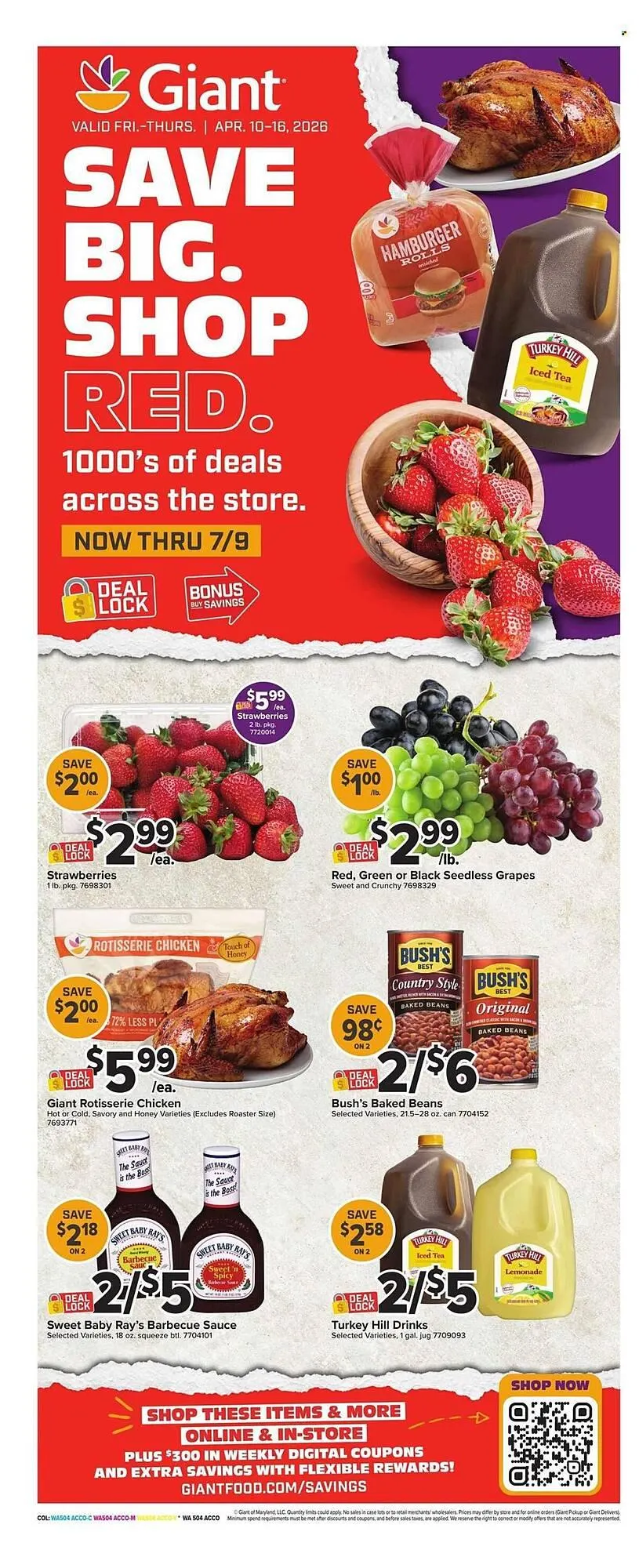 Giant Food weekly ad - 1