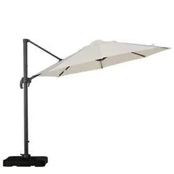 Noble House Durango 9.6' Beige Canopy Umbrella