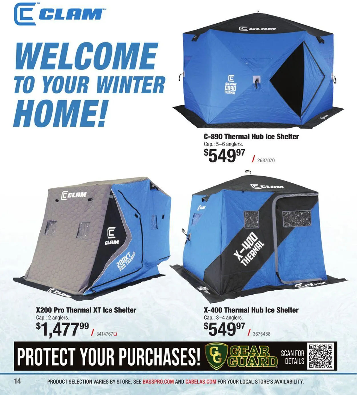 Weekly promotion Cabela's Current weekly ad spanning from November 30 to December 14 2025 - Page 14 for Catalogue 365