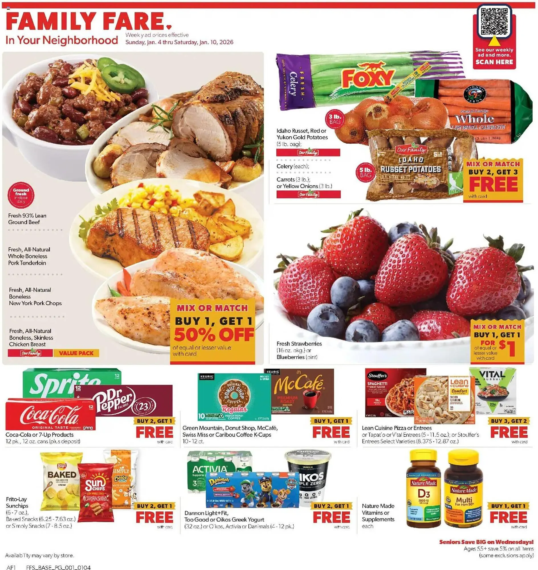 Weekly ad Family Fare weekly ad from January 4 to January 10 2026 - Page 1