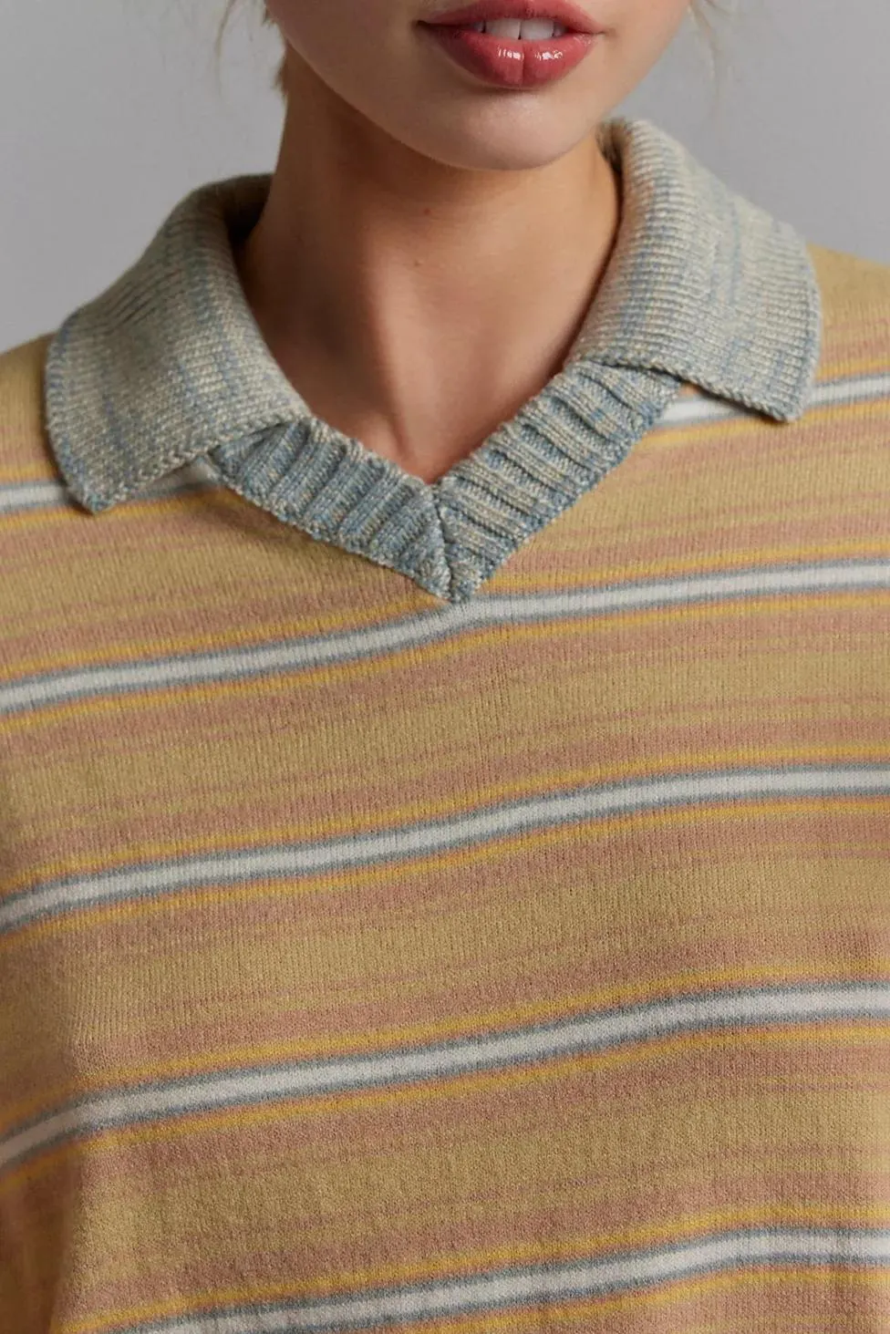 BDG Bowen Oversized Polo Sweater