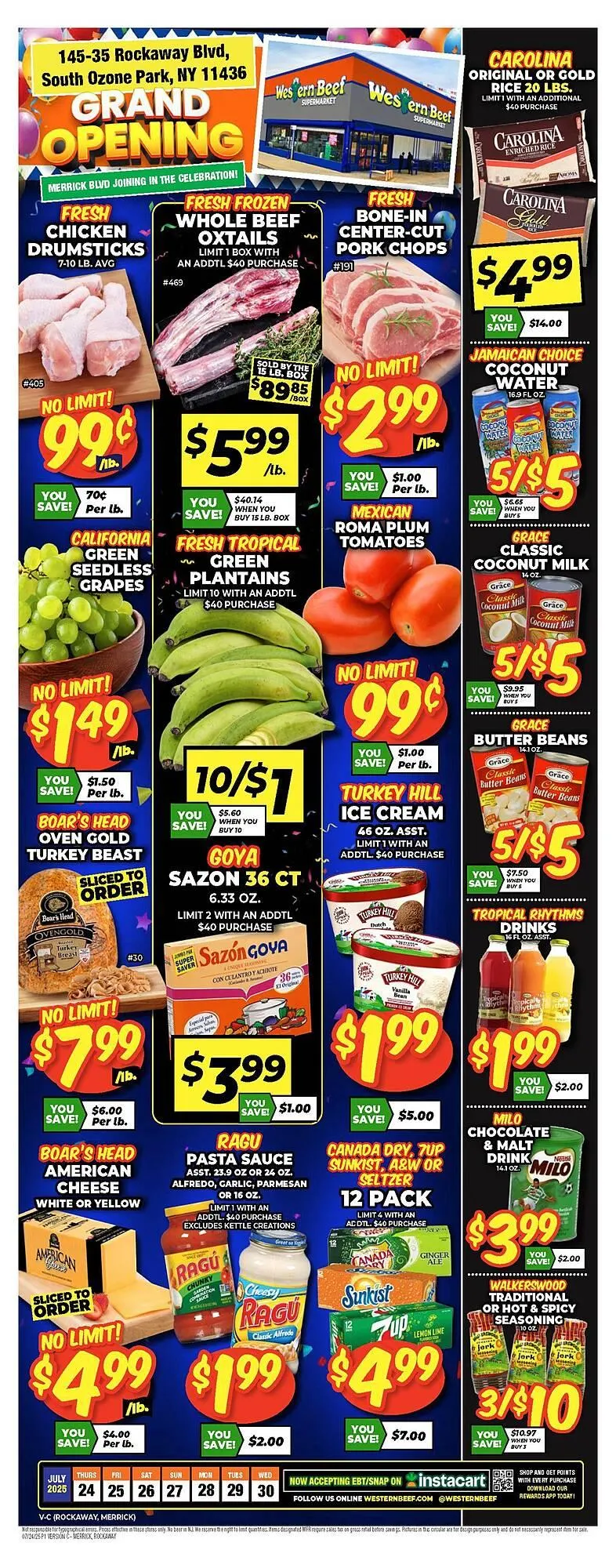 Weekly ad Western Beef circular from September 24 to September 30 2025 - Page 1