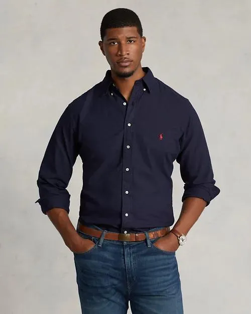 Garment-Dyed Oxford Shirt