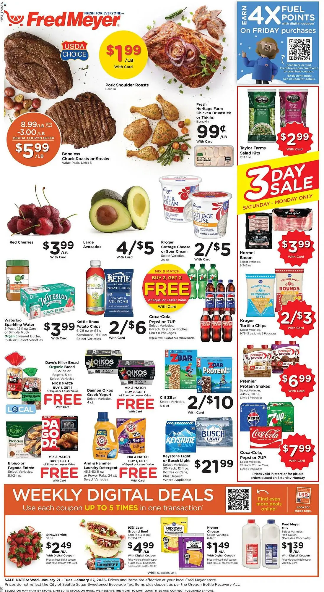 Weekly ad Fred Meyer weekly ad from January 21 to January 27 2026 - Page 1