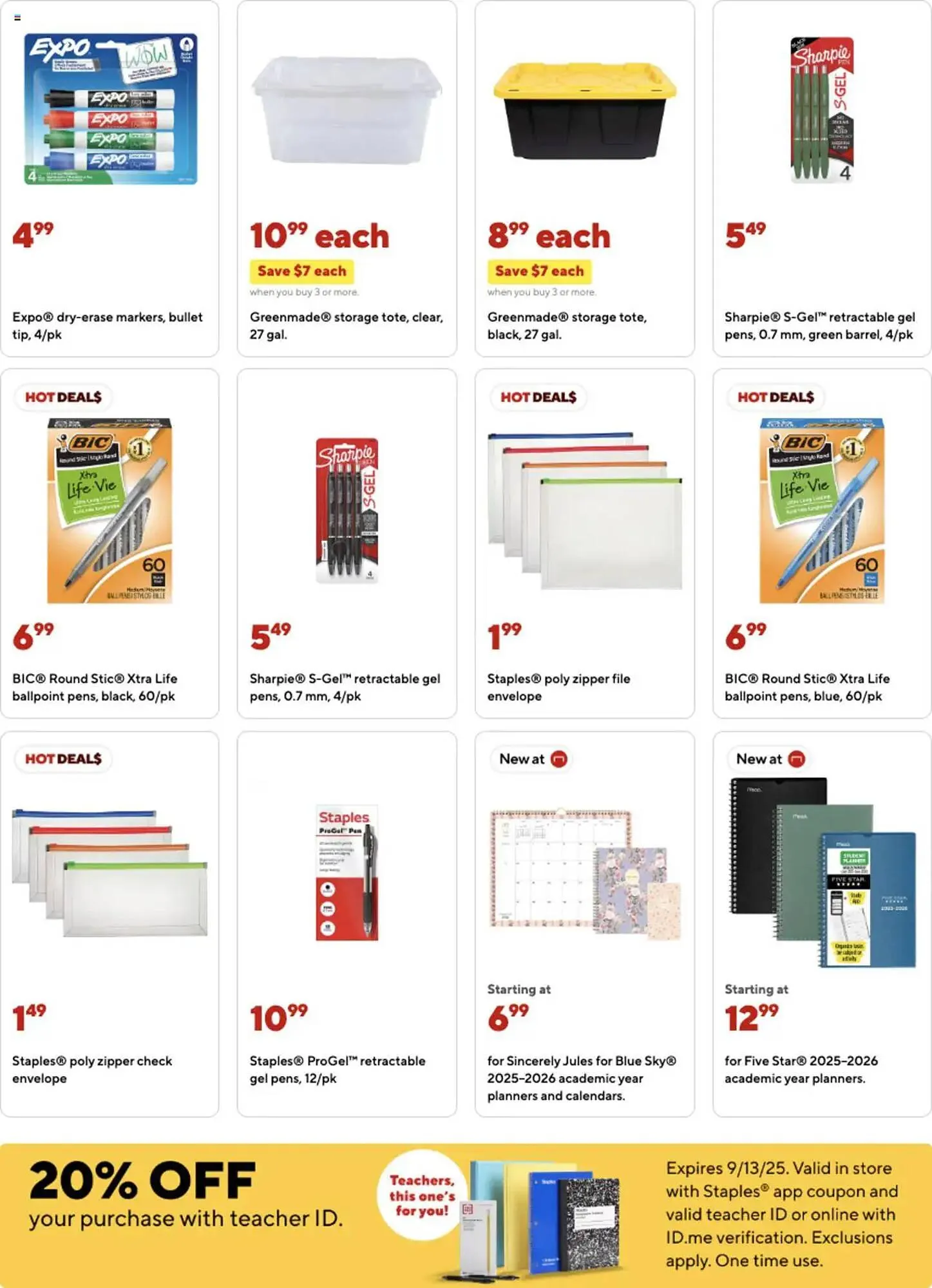 Weekly ad Staples weekly ad from September 7 to September 13 2025 - Page 3