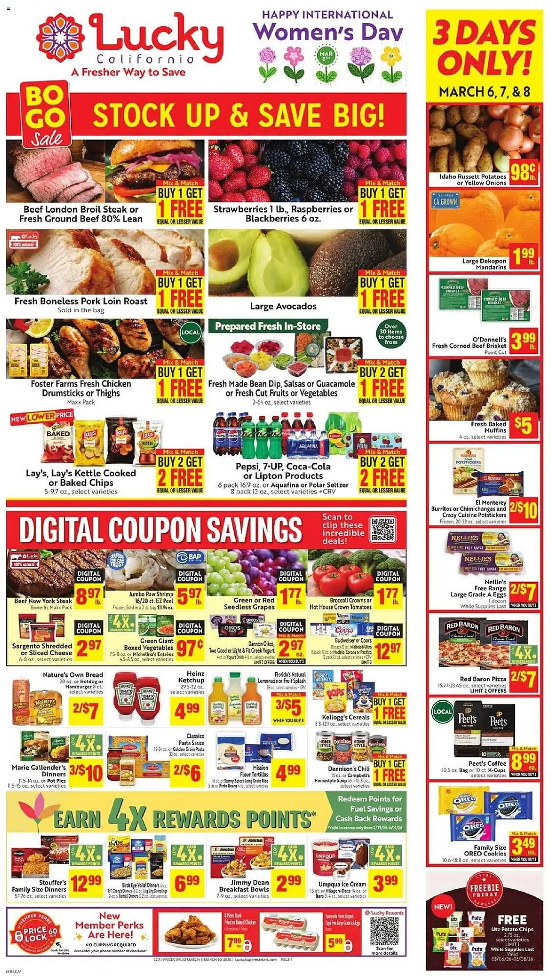 Weekly ad Lucky Supermarkets weekly ad from March 4 to March 11 2026 - Page 1