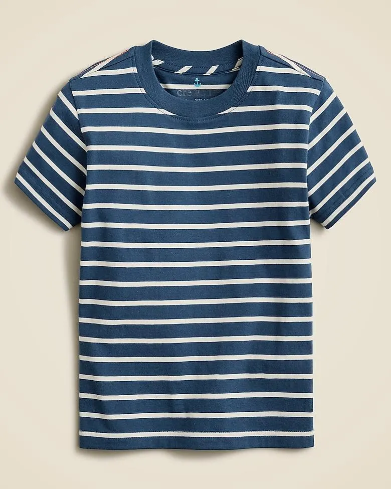 Kids' crewneck T-shirt in stripe