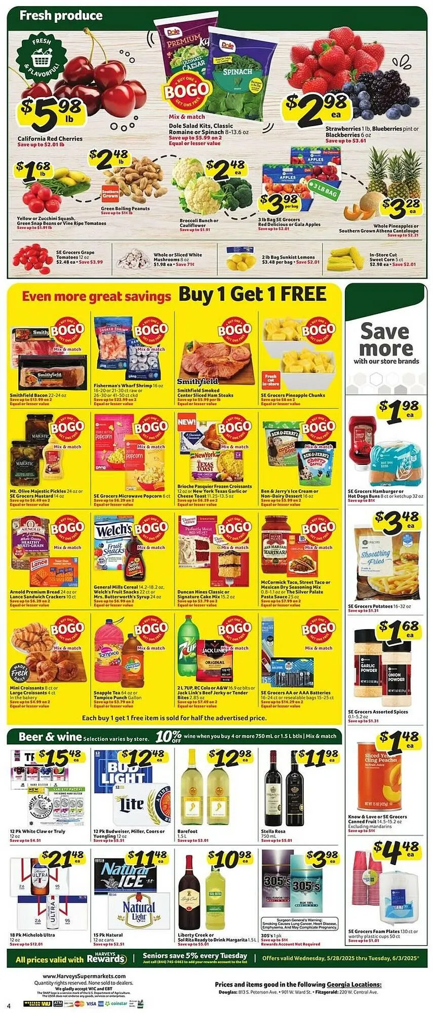 Weekly ad Harveys Supermarkets Weekly Ad from May 28 to June 3 2025 - Page 10