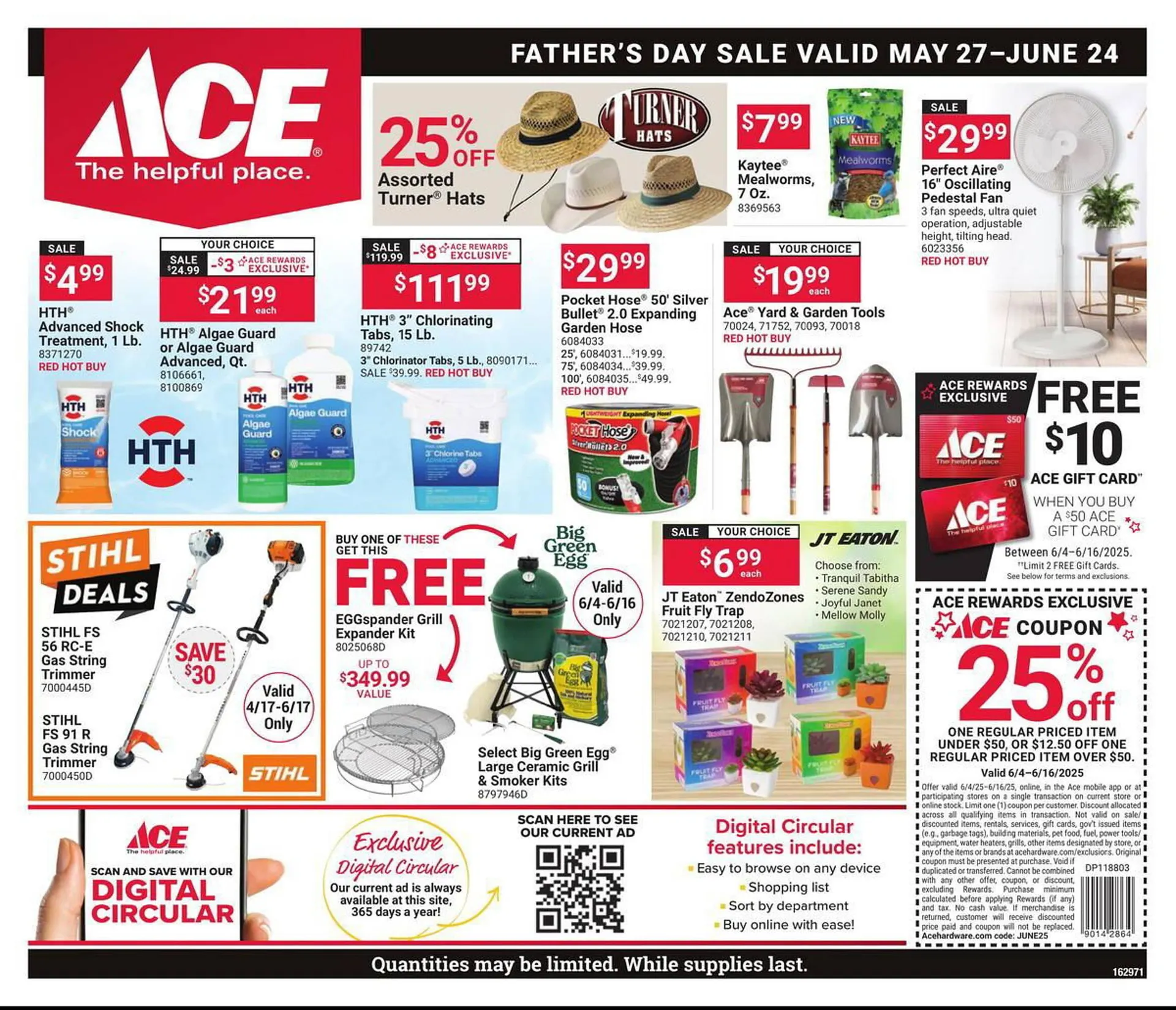 Weekly ad Ace Hardware Weekly Ad from June 6 to June 24 2025 - Page 1