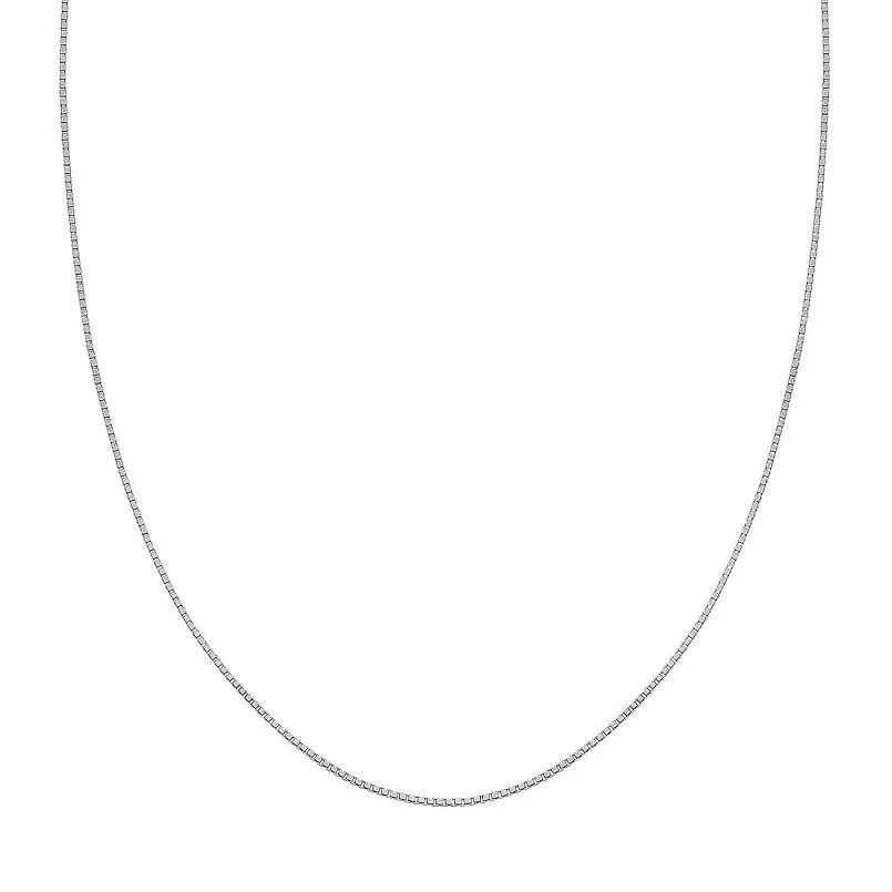 PRIMROSE Sterling Silver Box Chain Necklace