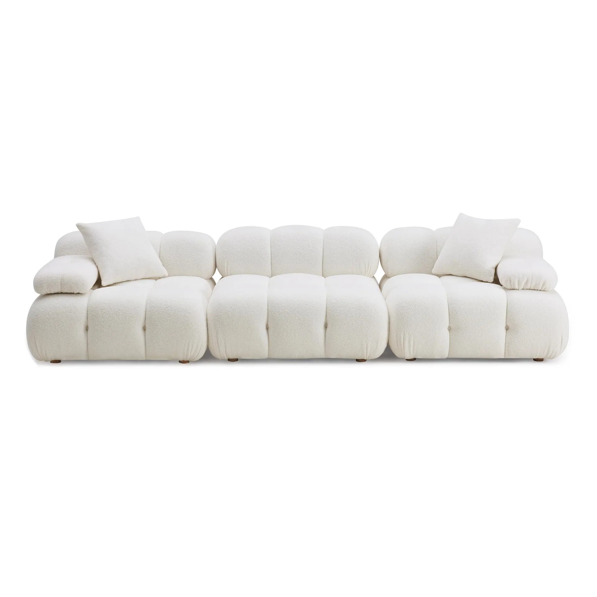 Calliope 118" Vegan Shearling Modular Sofa