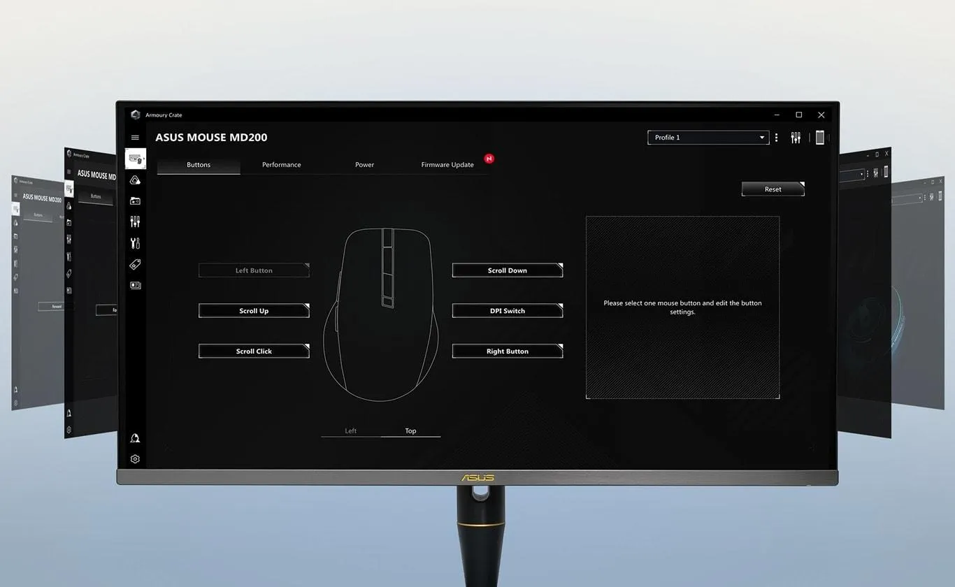 ASUS SmartO Mouse MD200 Silent Plus