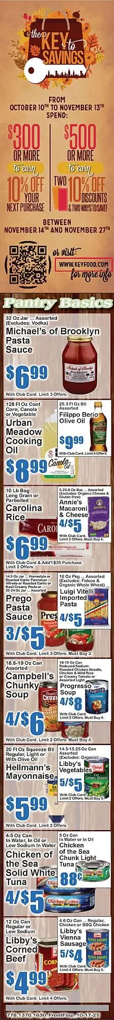 Weekly ad Key Food circular from October 17 to October 31 2025 - Page 2