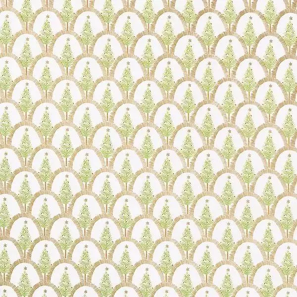 Caspari Deco Christmas Tree Wrapping Paper