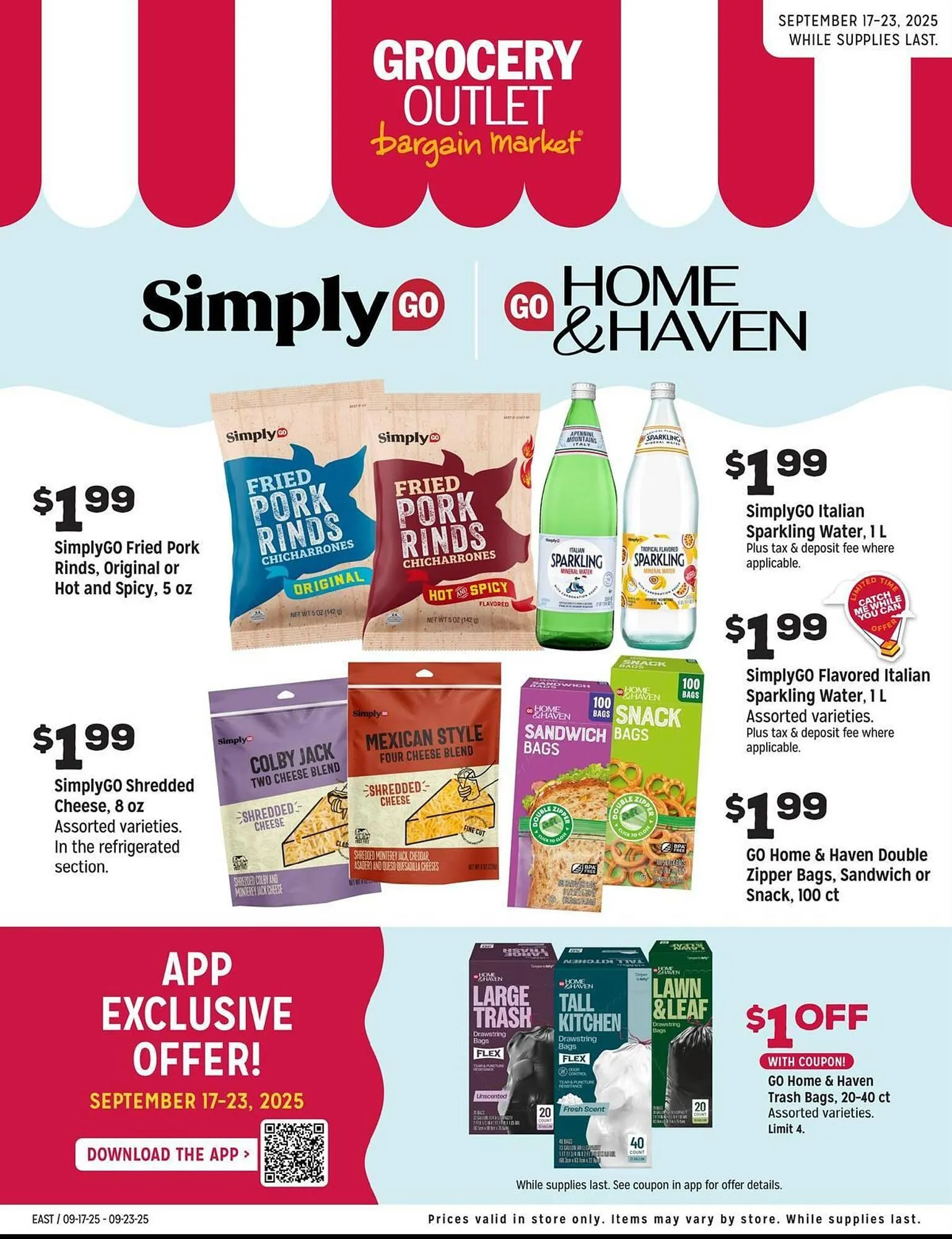 Weekly ad Grocery Outlet weekly ad from September 17 to September 23 2025 - Page 1
