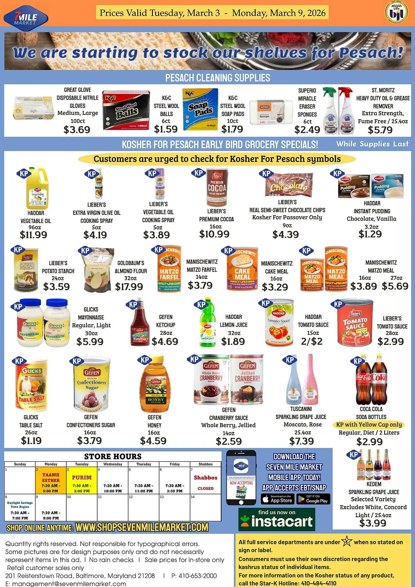 Weekly ad Seven Mile Market circular from March 3 to March 9 2026 - Page 2
