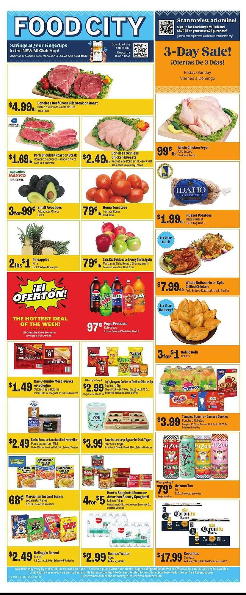 Weekly ad Food City weekly ad from January 14 to January 20 2026 - Page 1