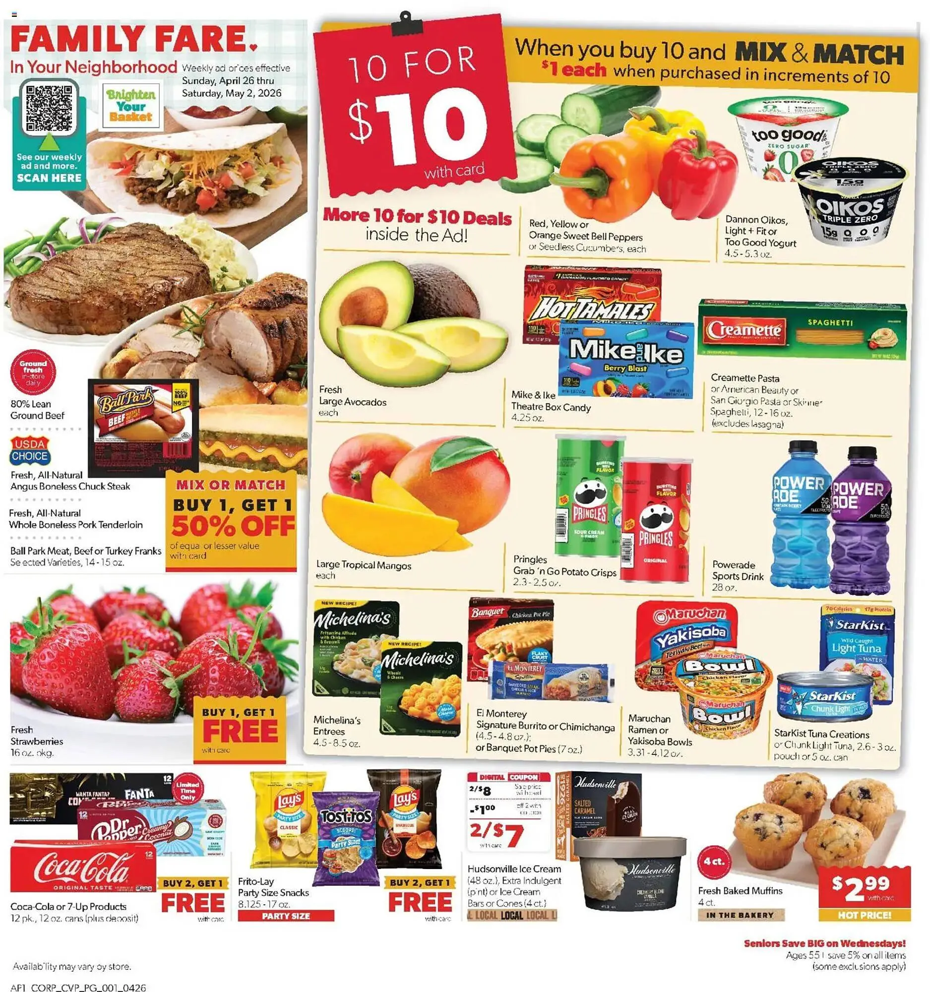 Weekly ad Family Fare weekly ad from April 26 to May 3 2026 - Page 1