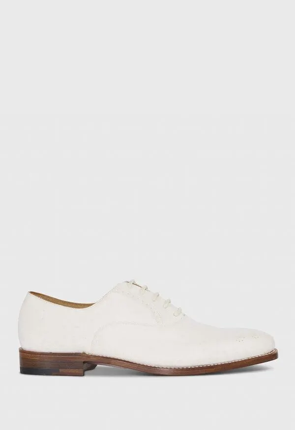 Sky Suede Oxford Brogue