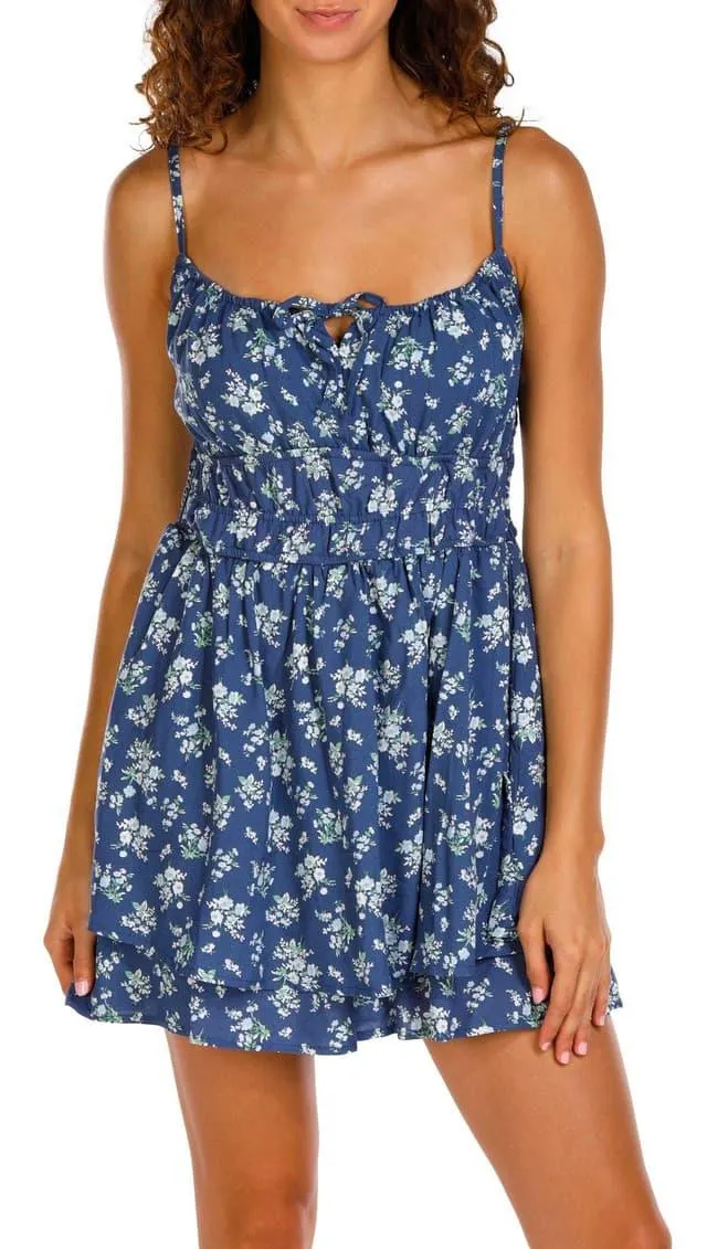 Jolie & Joy Juniors Sleeveless Floral Romper