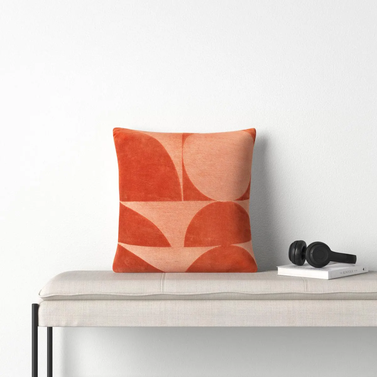 Joshelin Embroidered Cotton Throw Pillow