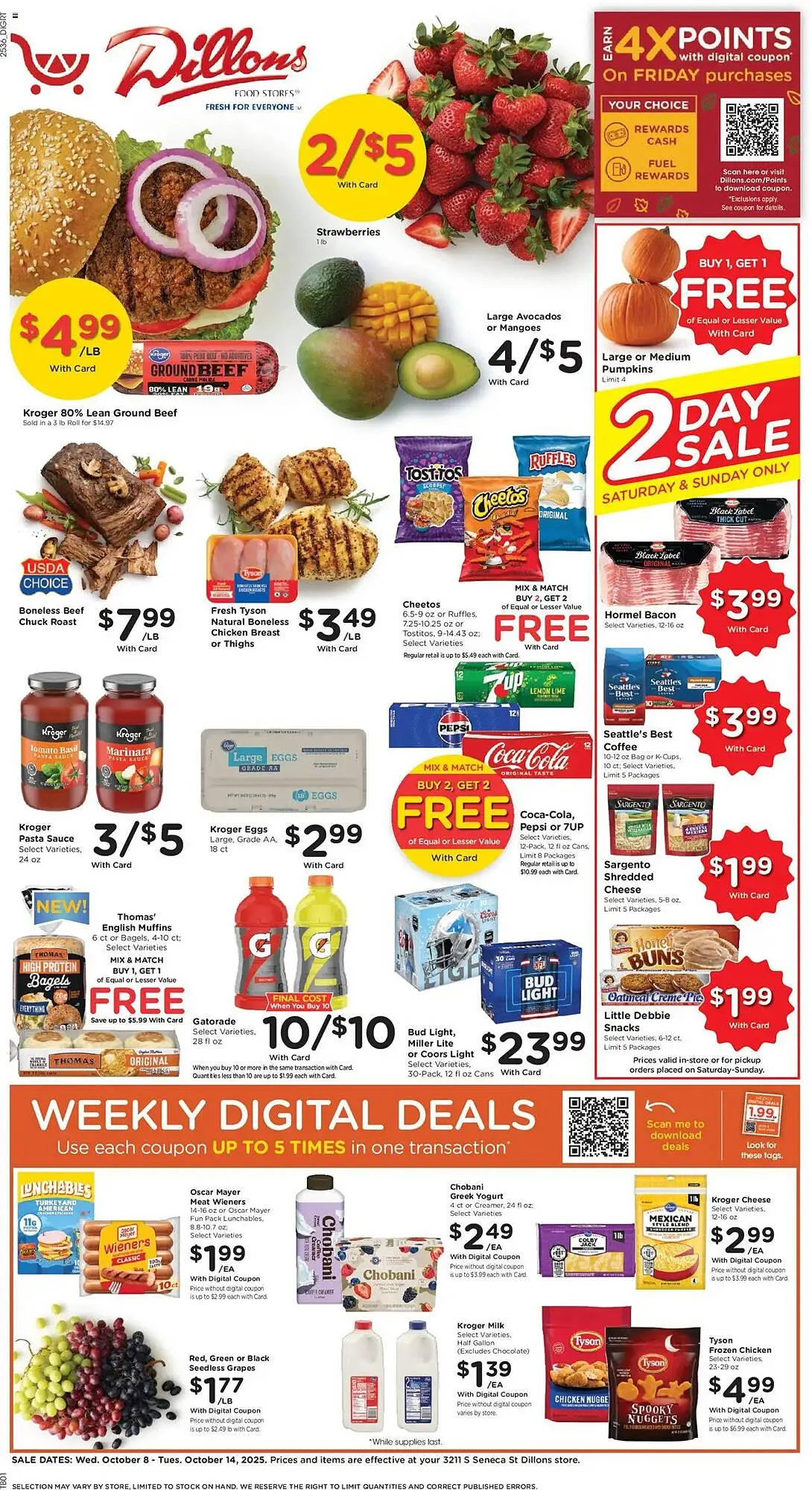 Weekly ad Dillons weekly ad from October 8 to October 15 2025 - Page 1