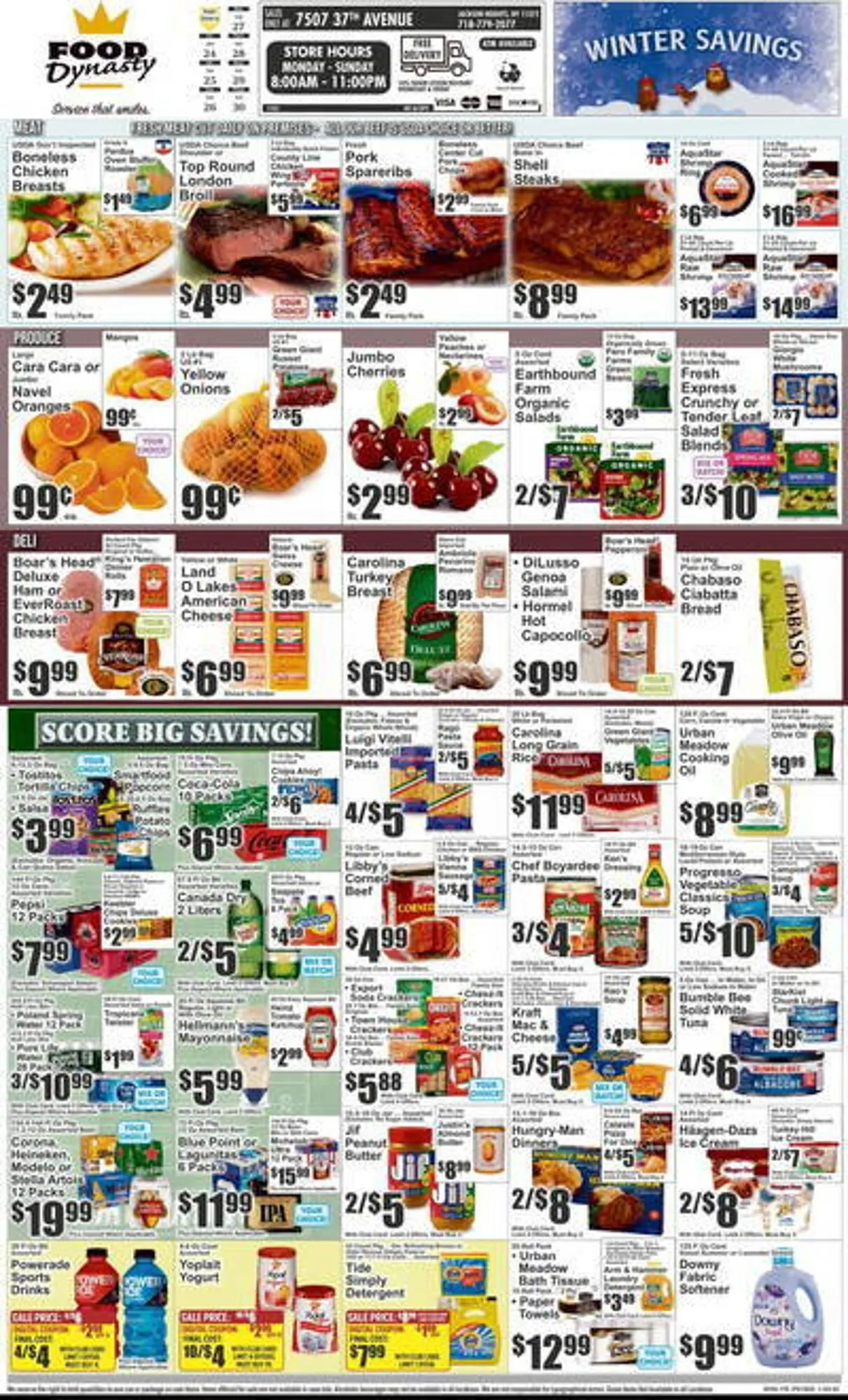 Weekly ad Almonte's Food Dynasty Marketplace Weekly Ad from January 24 to January 30 2025 - Page 1